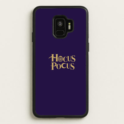 Text - Hocus Halloween  - Halloween Phone Case for Galaxy S9