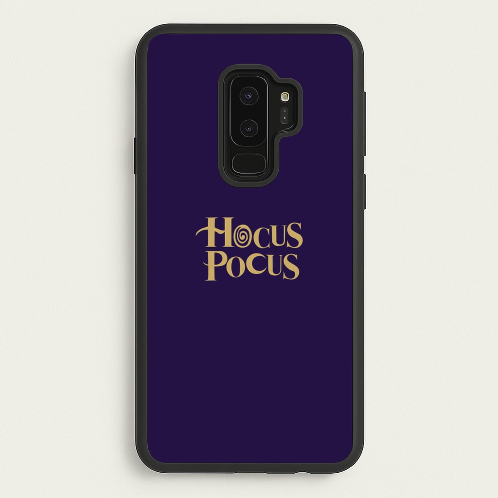 Text - Hocus Halloween  - Halloween Phone Case for Galaxy S9 Plus