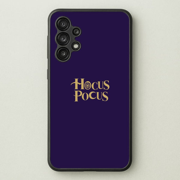 Text - Hocus Halloween  - Halloween Phone Case for Galaxy A13
