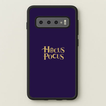 Text - Hocus Halloween  - Halloween Phone Case for Galaxy S10 Plus