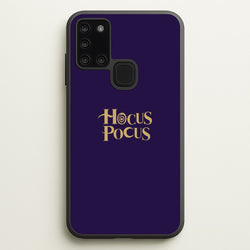 Text - Hocus Halloween  - Halloween Phone Case for Galaxy A21s