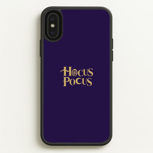Text - Hocus Halloween  - Halloween Phone Case for iPhone XS Max
