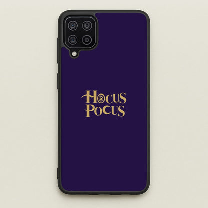 Text - Hocus Halloween  - Halloween Phone Case for Galaxy A12