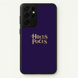 Text - Hocus Halloween  - Halloween Phone Case for Galaxy S21 Ultra