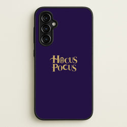Text - Hocus Halloween  - Halloween Phone Case for Galaxy A54