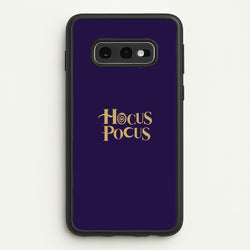 Text - Hocus Halloween  - Halloween Phone Case for Galaxy S10e