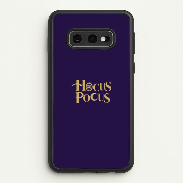 Text - Hocus Halloween  - Halloween Phone Case for Galaxy S10e