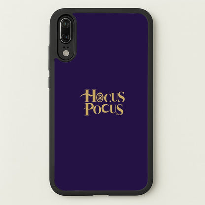 Text - Hocus Halloween  - Halloween Phone Case for Huawei P20