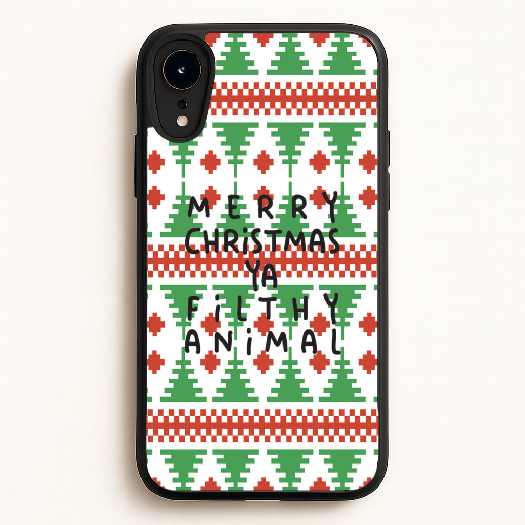 Ya Filthy Animal  - Home Alone Phone Case for iPhone XR