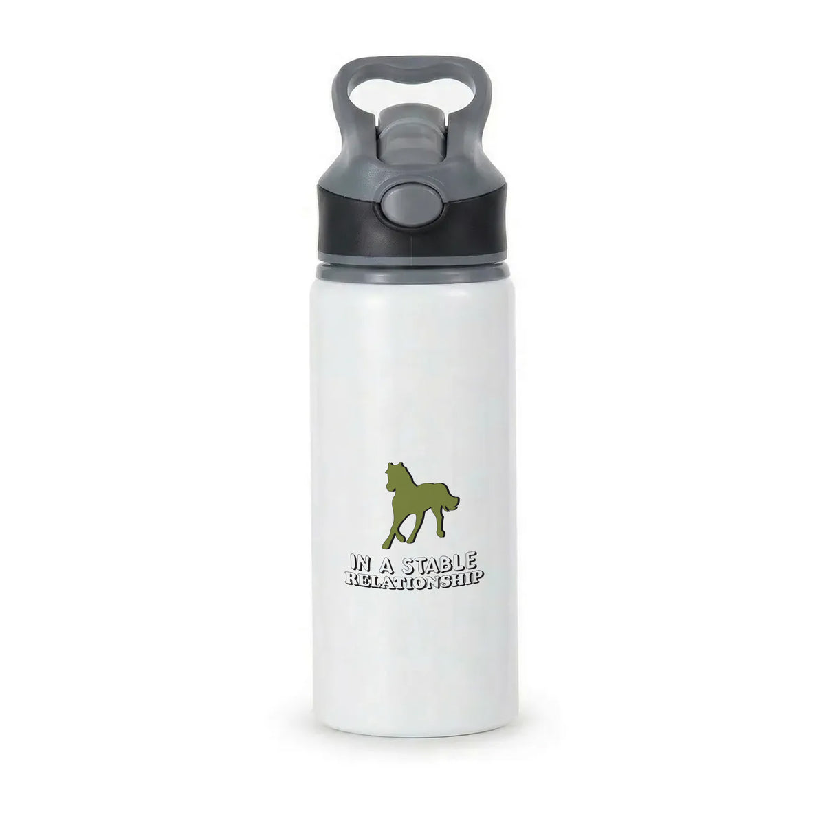 In A Stable Relationship - Horses Active Water Bottle