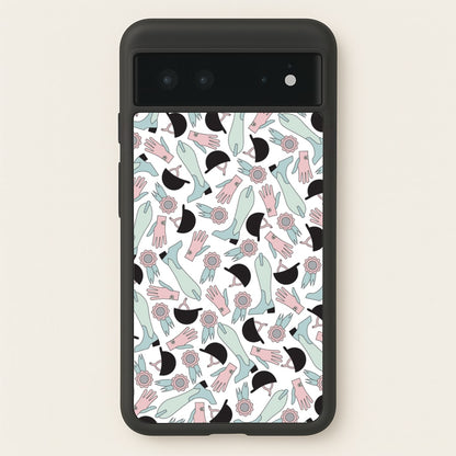 Clothing Patterns - Horses  - Horses Phone Case for Google Pixel 6