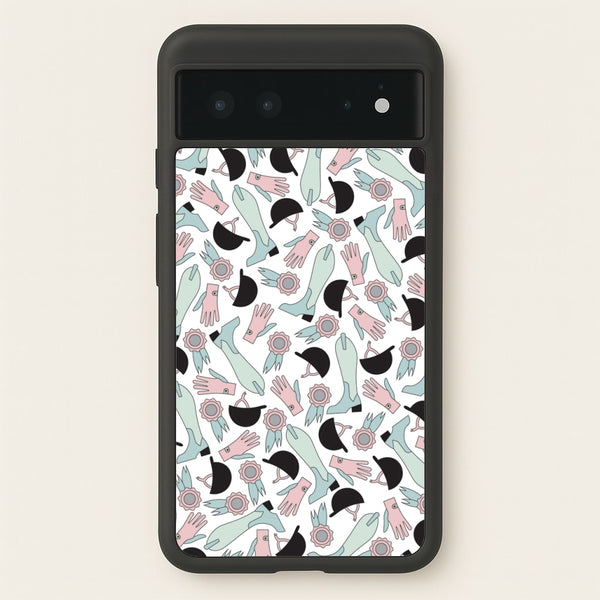 Clothing Patterns - Horses  - Horses Phone Case for Google Pixel 6