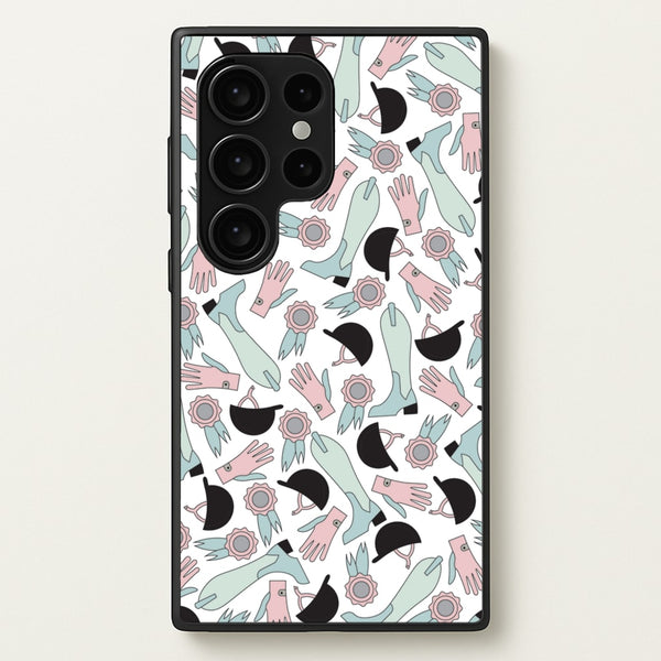 Clothing Patterns - Horses  - Horses Phone Case for Galaxy S24 Ultra