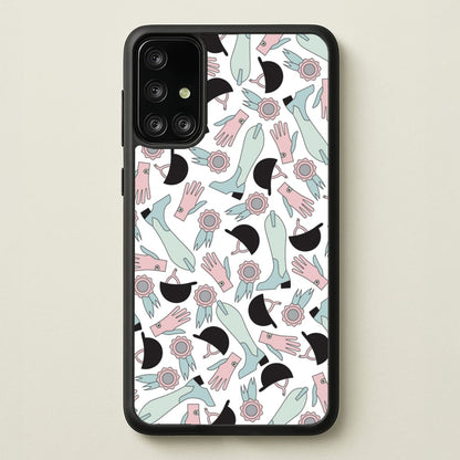 Clothing Patterns - Horses  - Horses Phone Case for Galaxy A71