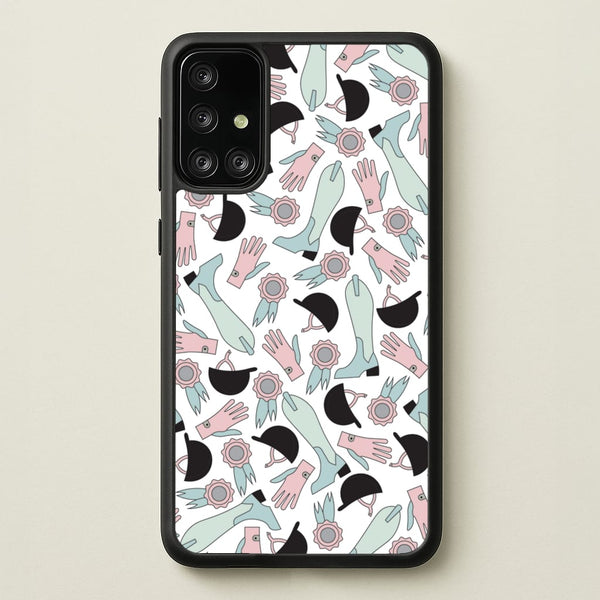 Clothing Patterns - Horses  - Horses Phone Case for Galaxy A71