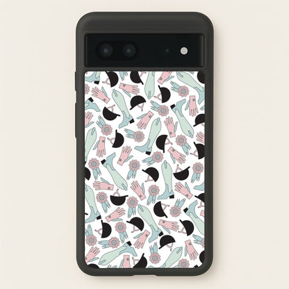 Clothing Patterns - Horses  - Horses Phone Case for Google Pixel 7
