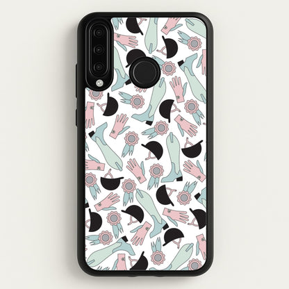 Clothing Patterns - Horses  - Horses Phone Case for Huawei P30 Lite
