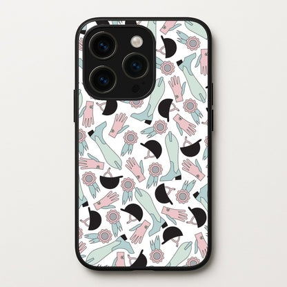 Clothing Patterns - Horses  - Horses Phone Case for iPhone 15 Pro