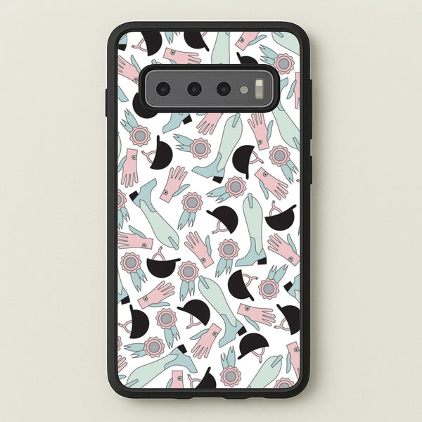 Clothing Patterns - Horses  - Horses Phone Case for Galaxy S10