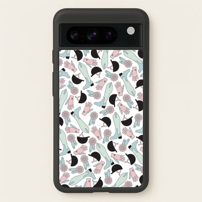 Clothing Patterns - Horses  - Horses Phone Case for Google Pixel 8 Pro