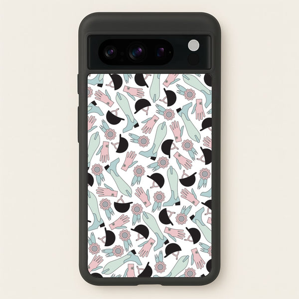 Clothing Patterns - Horses  - Horses Phone Case for Google Pixel 8 Pro