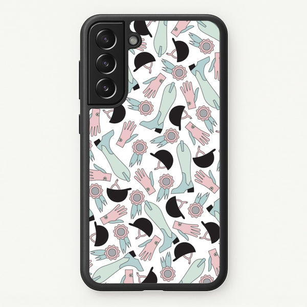 Clothing Patterns - Horses  - Horses Phone Case for Galaxy S22 Plus