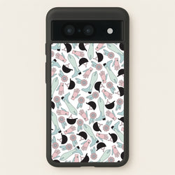 Clothing Patterns - Horses  - Horses Phone Case for Google Pixel 8