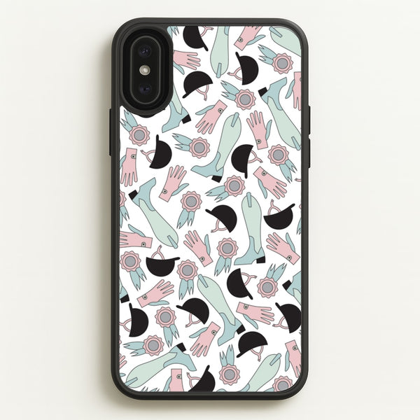 Clothing Patterns - Horses  - Horses Phone Case for iPhone XS Max