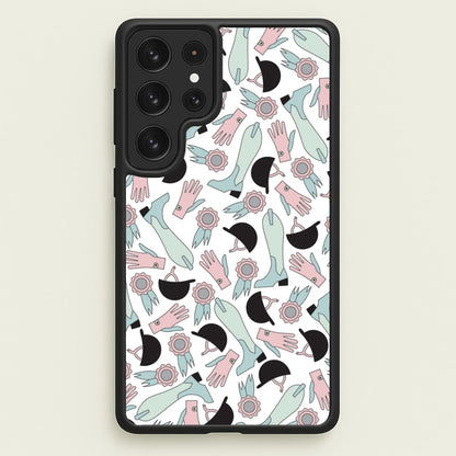 Clothing Patterns - Horses  - Horses Phone Case for Galaxy S22 Ultra