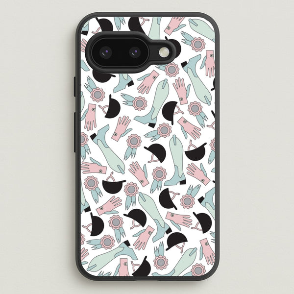 Clothing Patterns - Horses  - Horses Phone Case for Google Pixel 9a