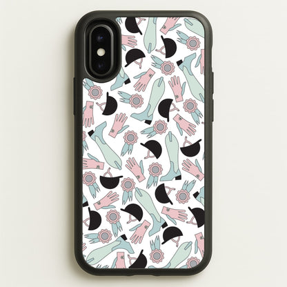 Clothing Patterns - Horses  - Horses Phone Case for iPhone X / XS