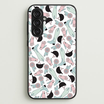 Clothing Patterns - Horses  - Horses Phone Case for Galaxy S23FE