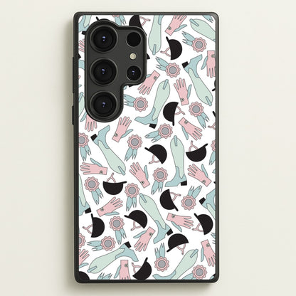 Clothing Patterns - Horses  - Horses Phone Case for Galaxy S25 Ultra