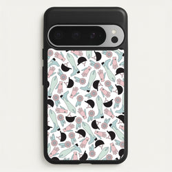 Clothing Patterns - Horses  - Horses Phone Case for Google Pixel 9 Pro XL