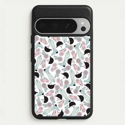 Clothing Patterns - Horses  - Horses Phone Case for Google Pixel 9 Pro XL