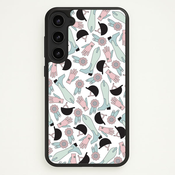 Clothing Patterns - Horses  - Horses Phone Case for Galaxy S23