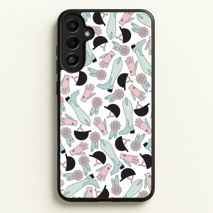 Clothing Patterns - Horses  - Horses Phone Case for Galaxy A34