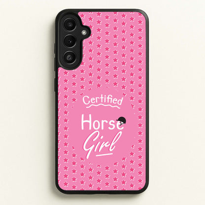 Certified Horse Girl - Horses  - Horses Phone Case for Galaxy A34