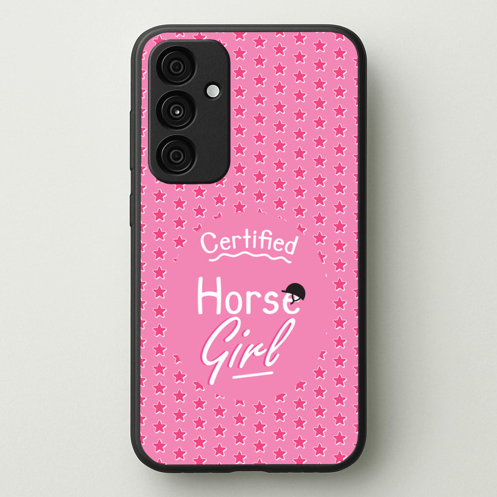 Certified Horse Girl - Horses  - Horses Phone Case for Galaxy A55