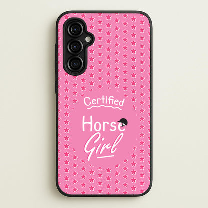 Certified Horse Girl - Horses  - Horses Phone Case for Galaxy A54