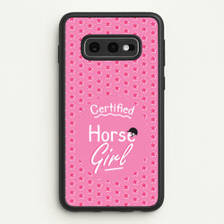 Certified Horse Girl - Horses  - Horses Phone Case for Galaxy S10e