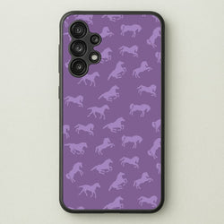 Purple Horse Pattern - Horses  - Horses Phone Case for Galaxy A13