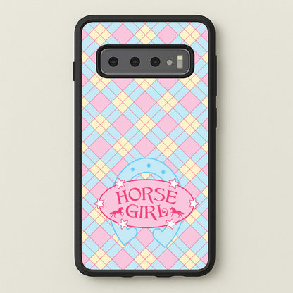 Horse Girl - Horses  - Horses Phone Case for Galaxy S10