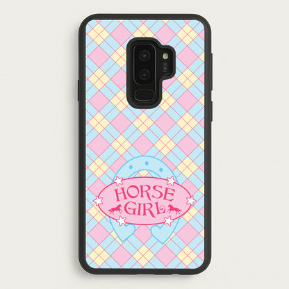 Horse Girl - Horses  - Horses Phone Case for Galaxy S9 Plus
