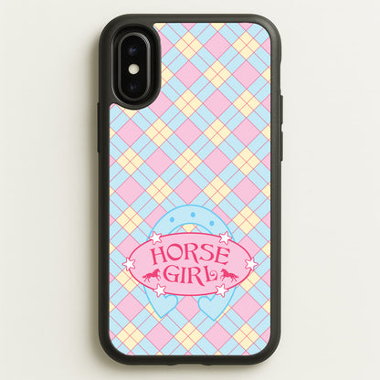 Horse Girl - Horses  - Horses Phone Case for iPhone X / XS