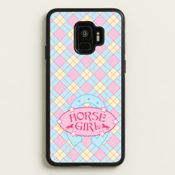 Horse Girl - Horses  - Horses Phone Case for Galaxy S9