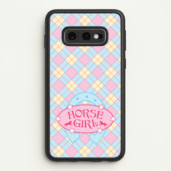 Horse Girl - Horses  - Horses Phone Case for Galaxy S10e