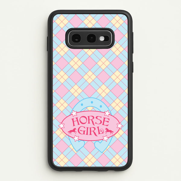 Horse Girl - Horses  - Horses Phone Case for Galaxy S10e
