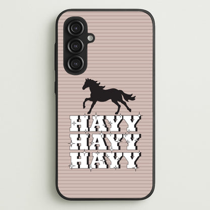 Hayy Hayy Hayy - Horses  - Horses Phone Case for Galaxy S23FE