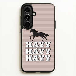 Hayy Hayy Hayy - Horses  - Horses Phone Case for Galaxy A56